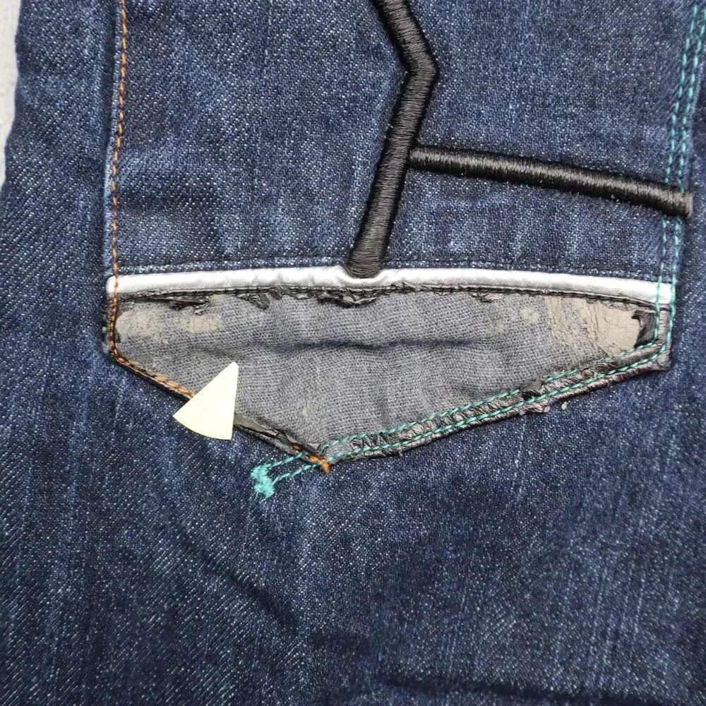 Sean John Jeans Youth 12 24x26 Boys Blue Denim Long Pants Dark Wash Baggy